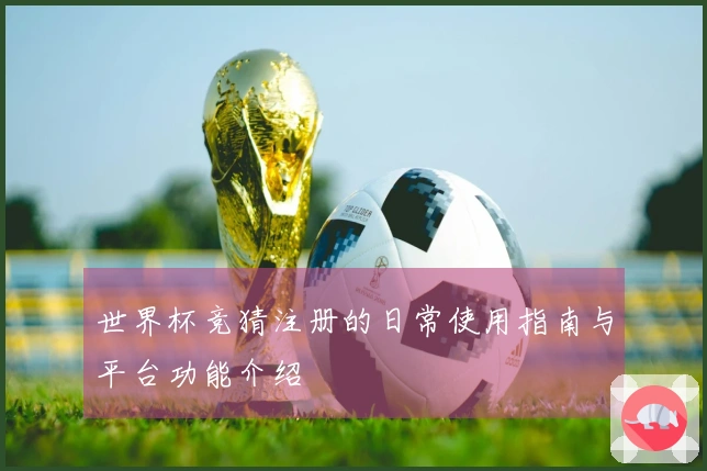 世界杯竞猜注册的日常使用指南与平台功能介绍