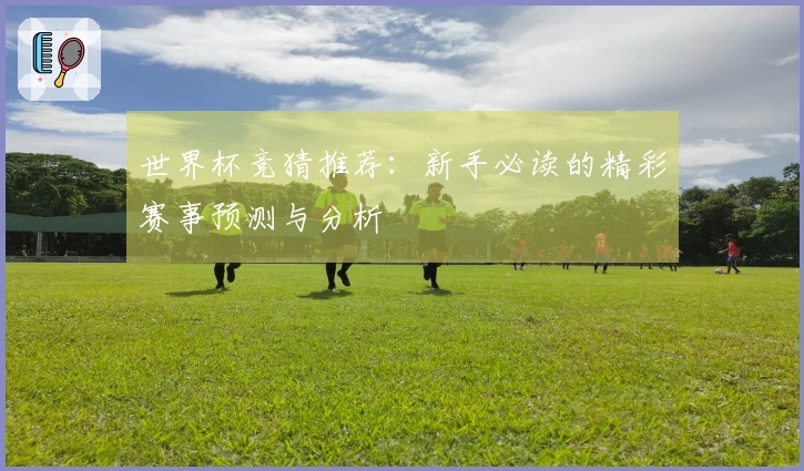 世界杯竞猜推荐：新手必读的精彩赛事预测与分析